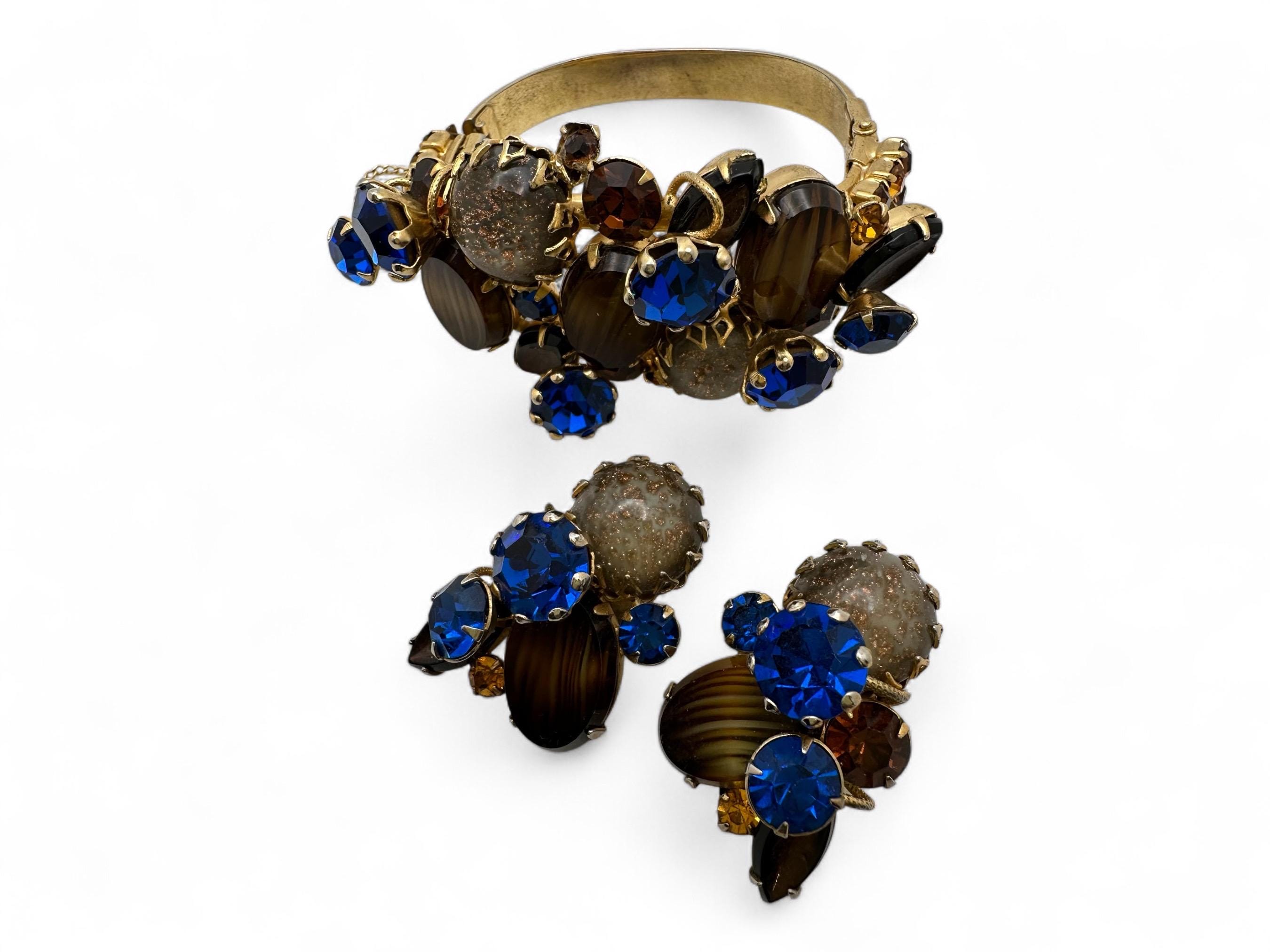 ハッティカーネギーのノワールなブローチとイヤリング Hattie carnegie brooch - Etsy 日本