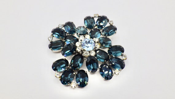 Signed Schreiner Pin Brooch; Large Vintage Schrei… - image 2