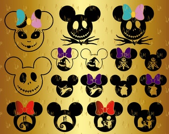 Download Free Sally Nightmare Before Christmas Bow Svg Etsy SVG DXF Cut File