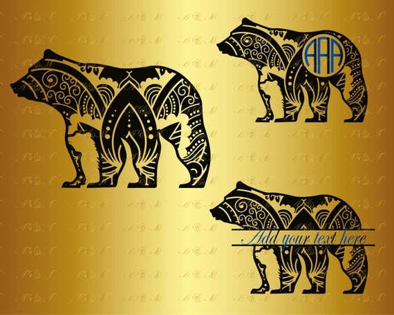 Download 60% OFF Mama Bear SVG Baby Bear Svg Animal Mandala Mom | Etsy