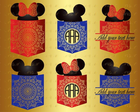 Download 60% OFF Mickey SVG Minnie Mandala Pocket Zentangle Baby | Etsy