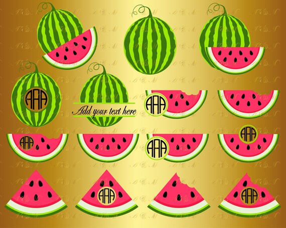 Download 60% OFF Watermelon SVG Slice Summer Monogram Png Eps Dxf ...