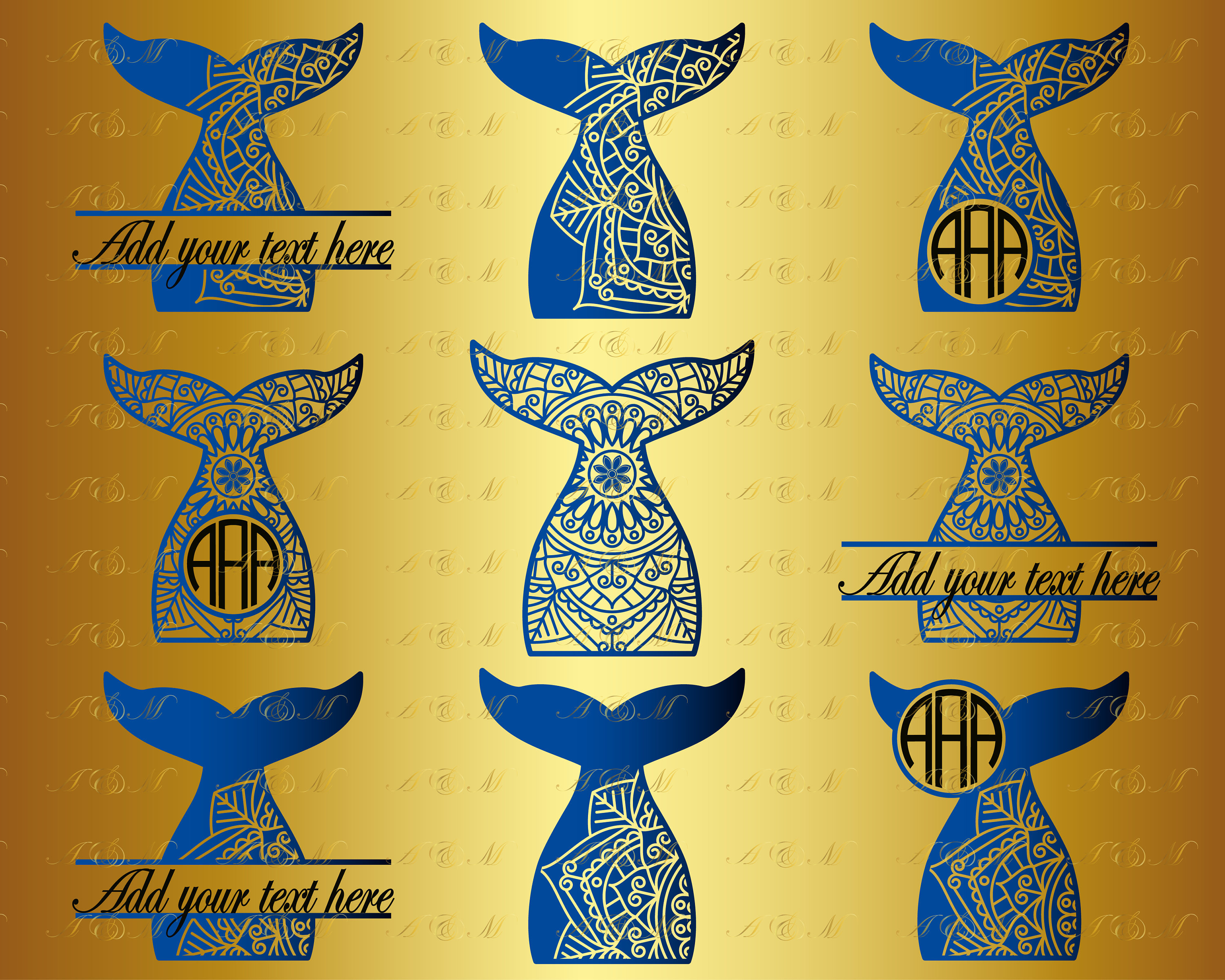 Download 60% OFF Mermaid Tail Mandala SVG Zentangle Svg Split ...