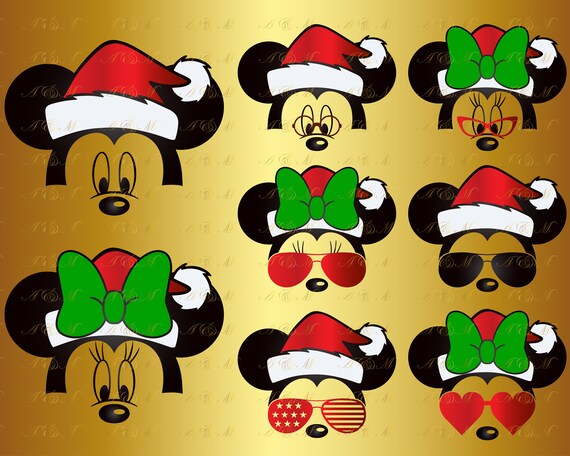 Download 60% OFF Santa Mickey SVG Minnie Svg Christmas Mouse Head ...