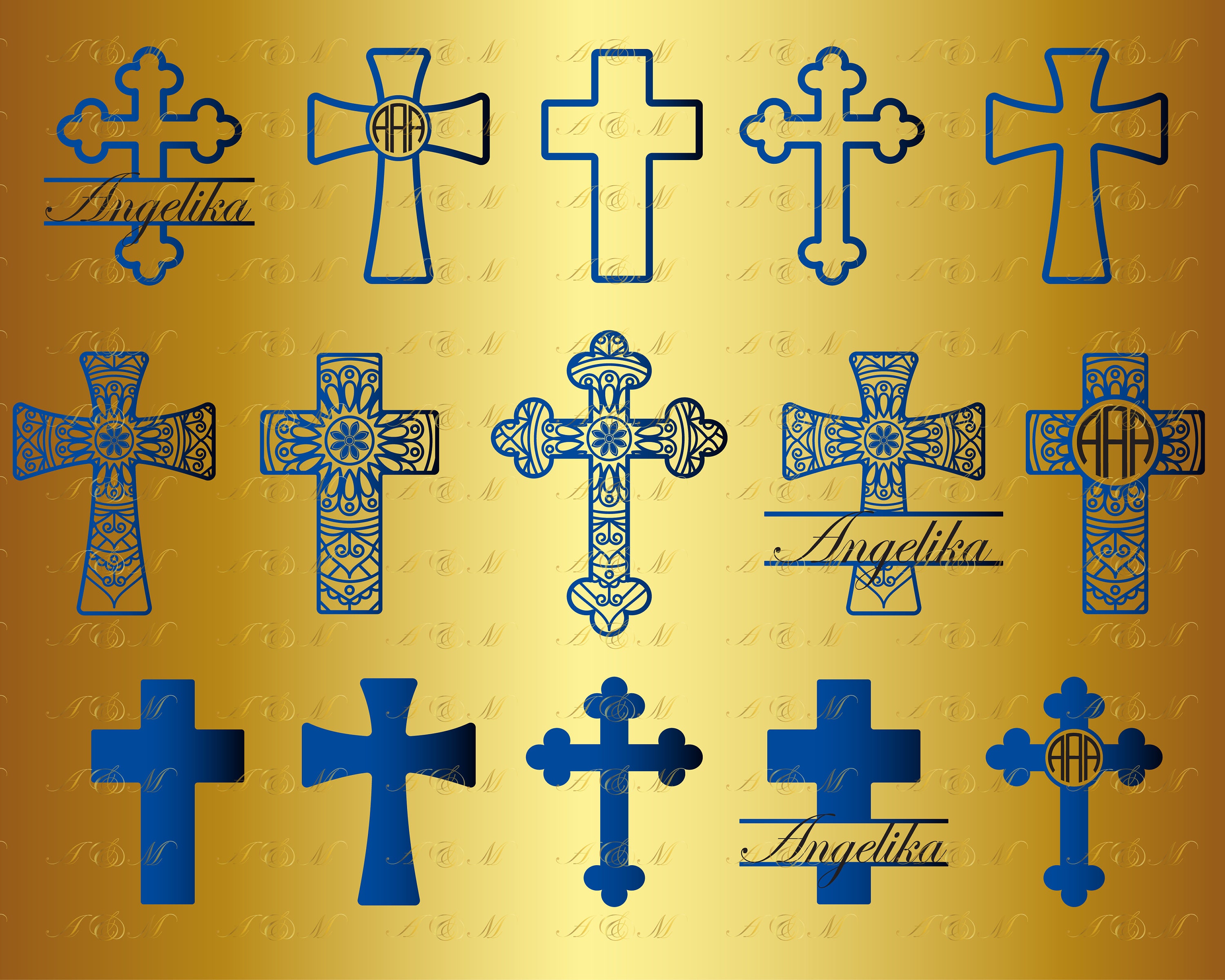 Download 60% OFF 15 Cross SVG Christian Cross Mandala svg Zentangle ...