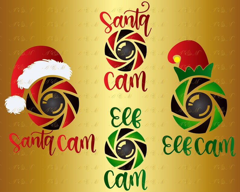 Download 60 Off Santa Cam Svg Elf Camera Svg Christmas Monogram Decal Etsy 3D SVG Files Ideas | SVG, Paper Crafts, SVG File