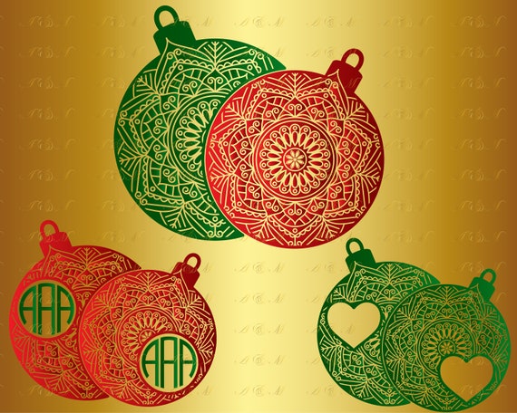 Download Free 60 Off Christmas Mandala Svg Christmas Tree Balls Zentangle Etsy SVG DXF Cut File