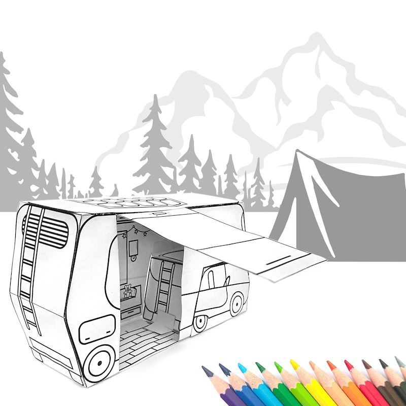 3d Papercraft Car Model - Etsy