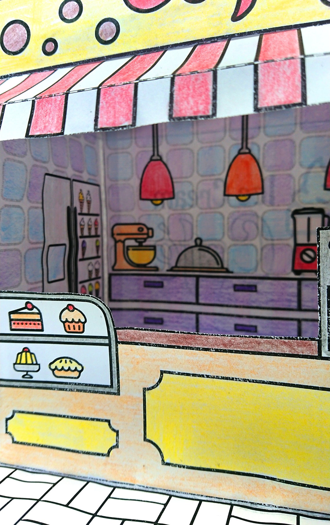 NEW Printable Kit for Paper Cafe Toy coloring Pages Paper | Etsy