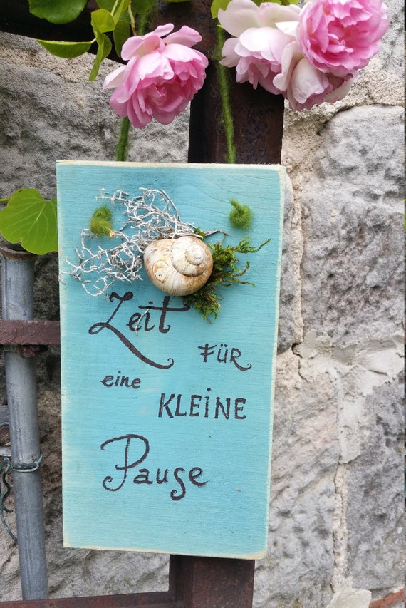 METALLSCHILD Blechschild ZEIT FÜR EINE KLEINE PAUSE Arbeit Geschenk Shabby METALLSCHILD Blechschild ZEIT FÜR EINE KLEINE PAUSE Arbeit Geschenk Shabby