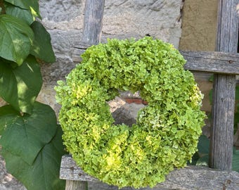 Hydrangea wreath for doors, stylish natural door decoration, unique gift for the home, timeless door decoration