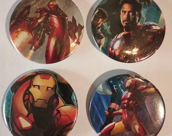 Iron Man Collector's 2 inch Pin-Back Button (4)