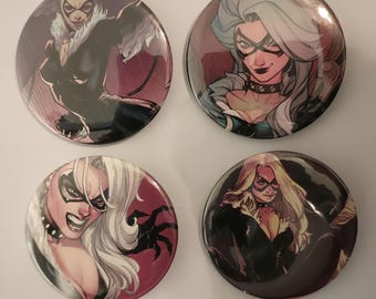Black Cat Collector's 2 inch Pin-Back Button (4)