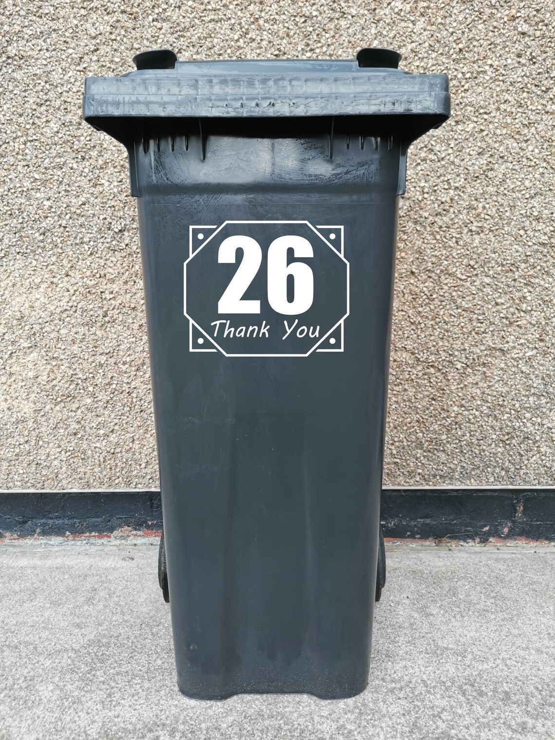 Bin Number Vinyl Sticker Bin Number Vinyl Decal Etsy