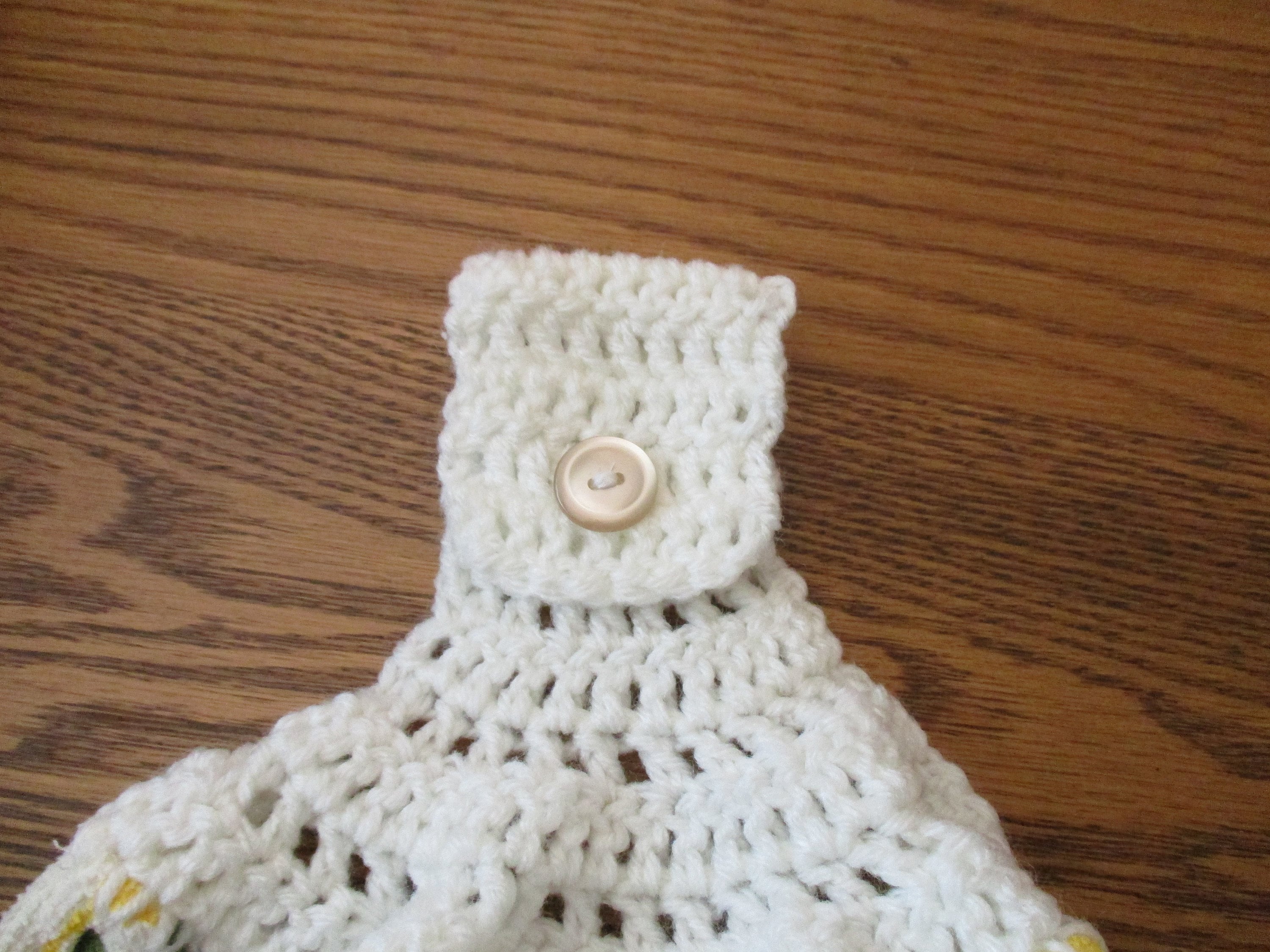 Hanging Kitchen Towel With Crochet Top Etsy Canada