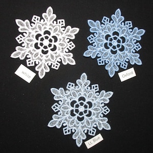 lace Ornament Machine Embroidered