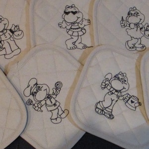 Embroidered HOT PADS