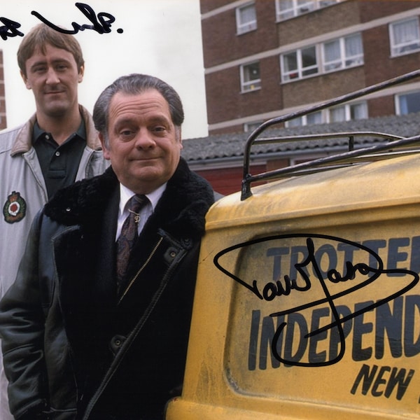 Limited Edition David Jason Nicholas Lyndhurst Only Fools And Horses Signed Photograph + CERT PRINTED AUTOGRAPH