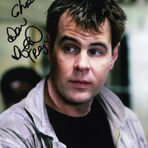 Limited Edition Dan Aykroyd Ghostbuster Signed Photograph + CERT PRINTED AUTOGRAPH