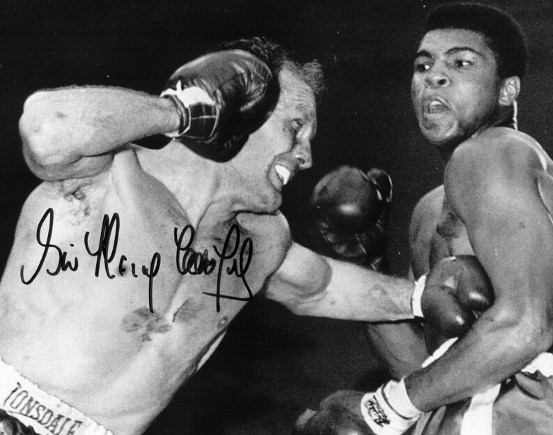 HWC Trading Mike Tyson Gifts USL - Imagen De Autógrafo Impresa Impresa Para Fanáticos De Boxeo, Tamaño Carta De EE. UU