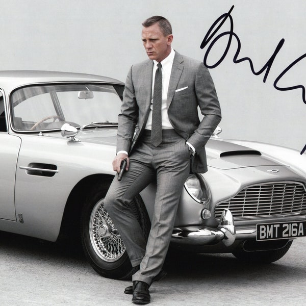 Limited Edition Daniel Craig James Bond Signed Photograph + CERT PRINTED AUTOGRAPH