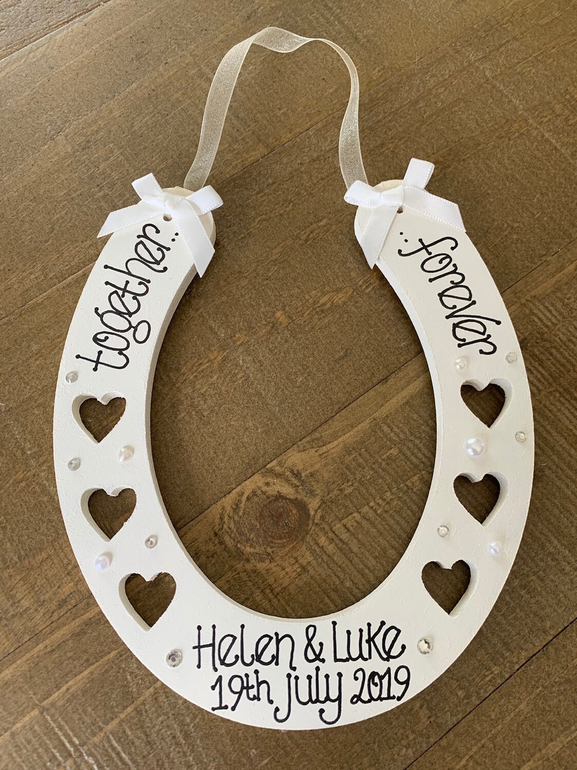 Wedding Horseshoe Etsy