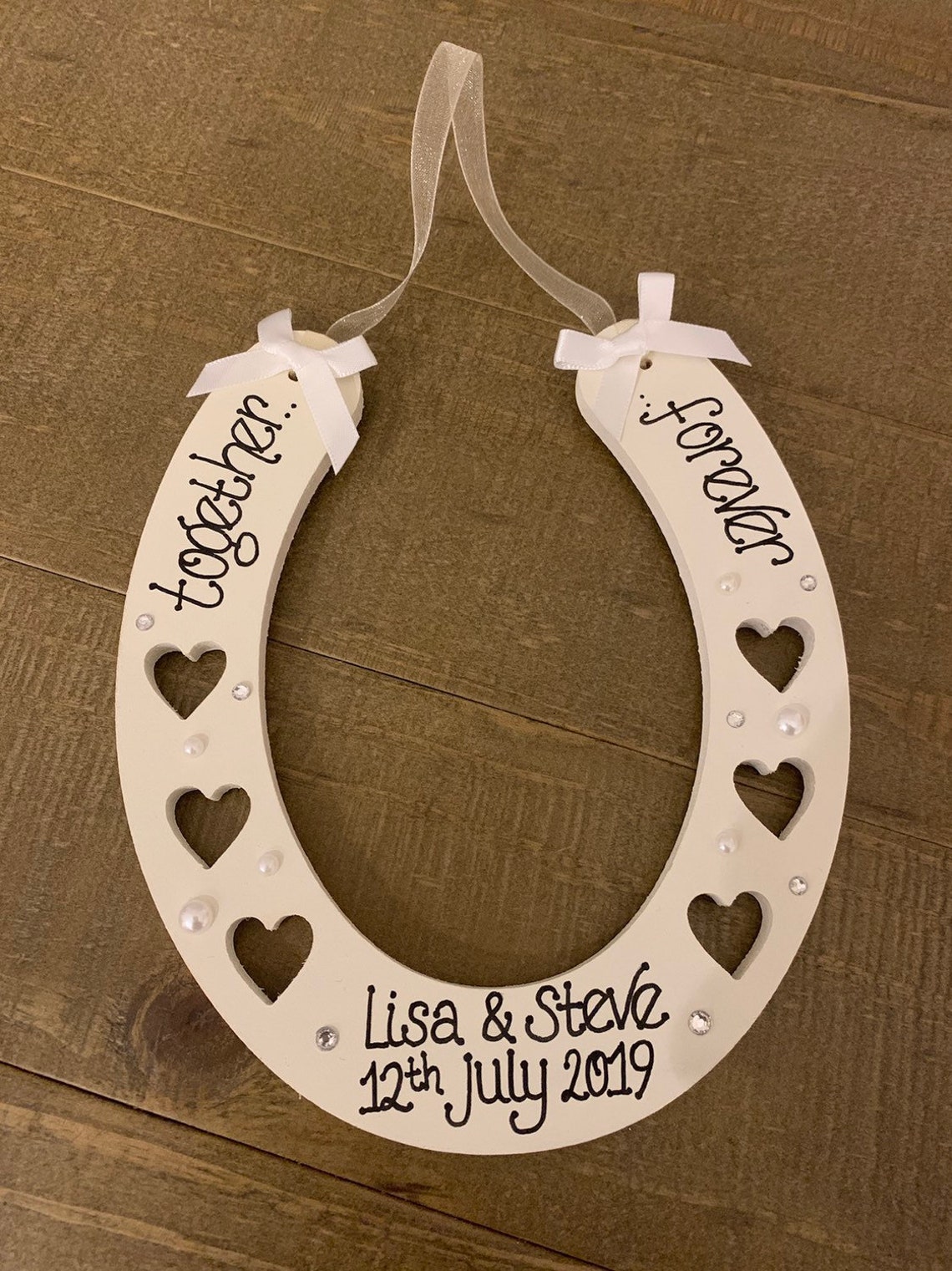 Wedding Horseshoe Etsy