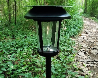 Classic Lantern by Shade Solar, Dusk to Dawn Illumination in Shade or Sun