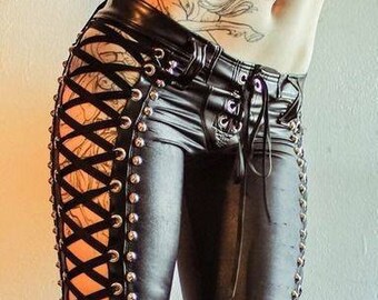 Leather Pants | Etsy