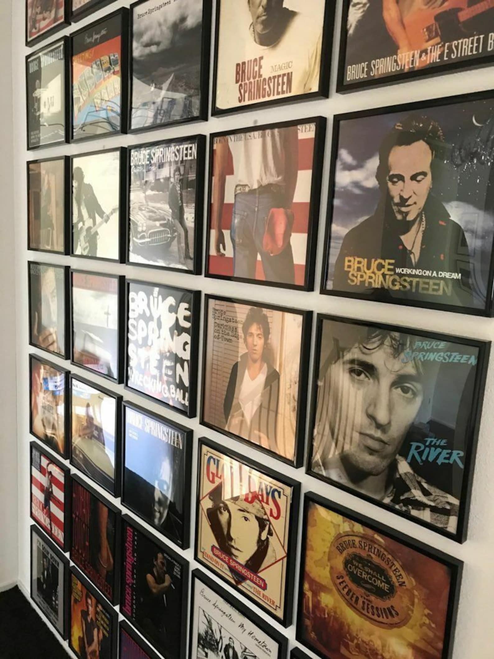 12 vinyl record frame wall album art display frame for Etsy