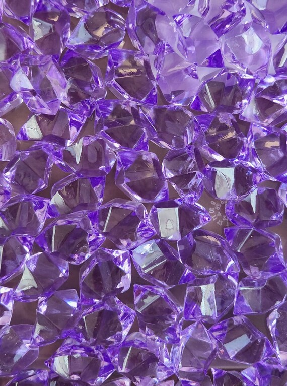 Acrylic Gems Plastic Stars Fake Gems 155 Pcs Fake Jewels Assorted Color Plastic  Gemstones for Kids Table Scatters Aquarium Jewels 