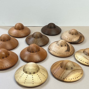 Wooden UFO Bottle Opener
