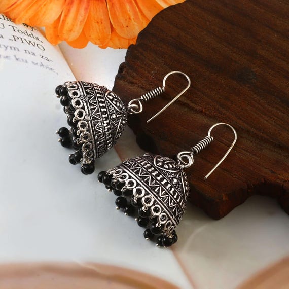 Gold And Silver Color Traditional Jhumka Fashion Accessories Dangle Drop Earrings Ear Studs Jewelry &ndash; Buy The Best Products In The Online Store