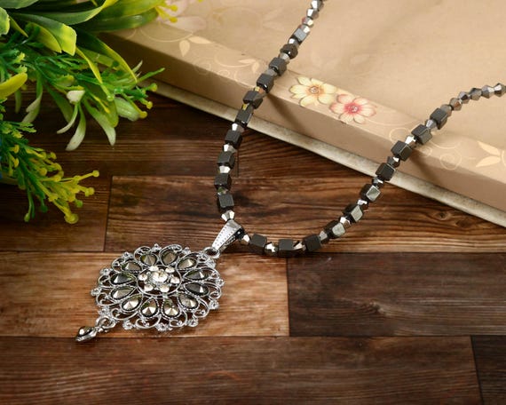 Collar oxidado, joyería para mujer, regalo de Navidad, joyería de