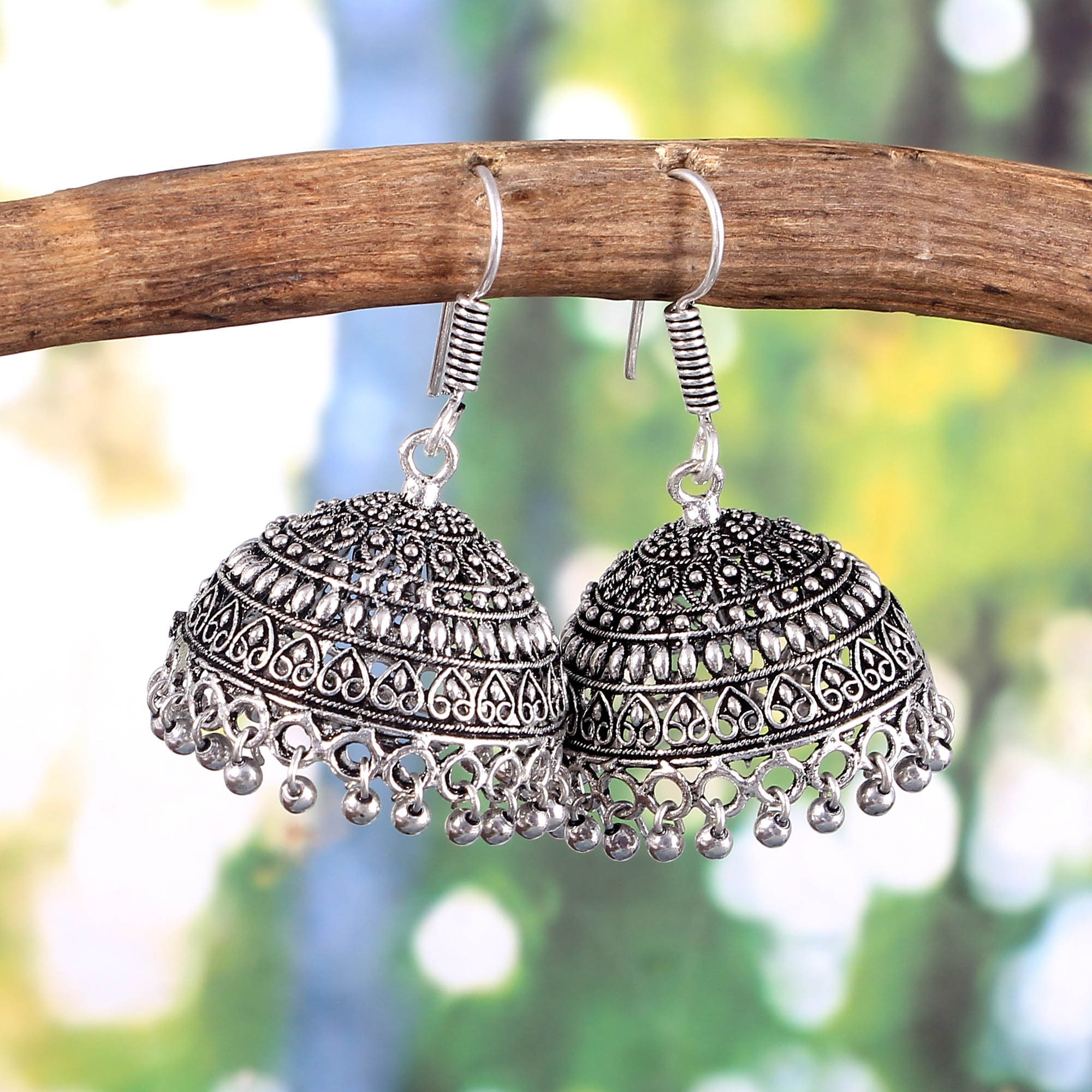 Hook jhumkas hotsell