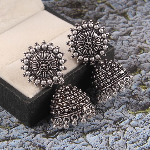 Silver Earrings - Buy Silver Earrings Online in India | Myntra