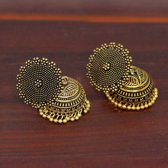Bollywood Oxidized Gold Plated Handmade 