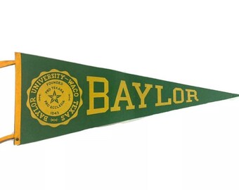 Baylor Pennant Etsy