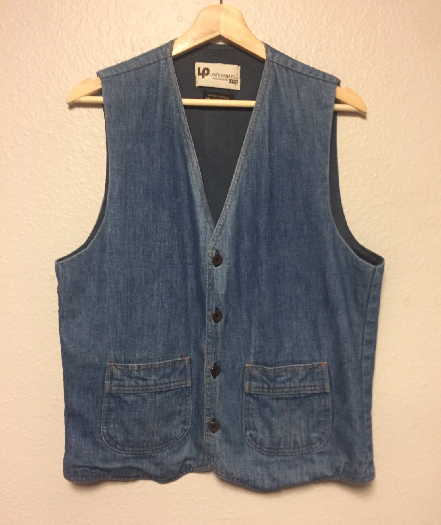 levis denim vest mens