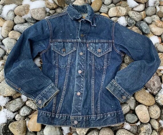 Vintage 1960s Levis Big E Type 3 Trucker Denim Jac