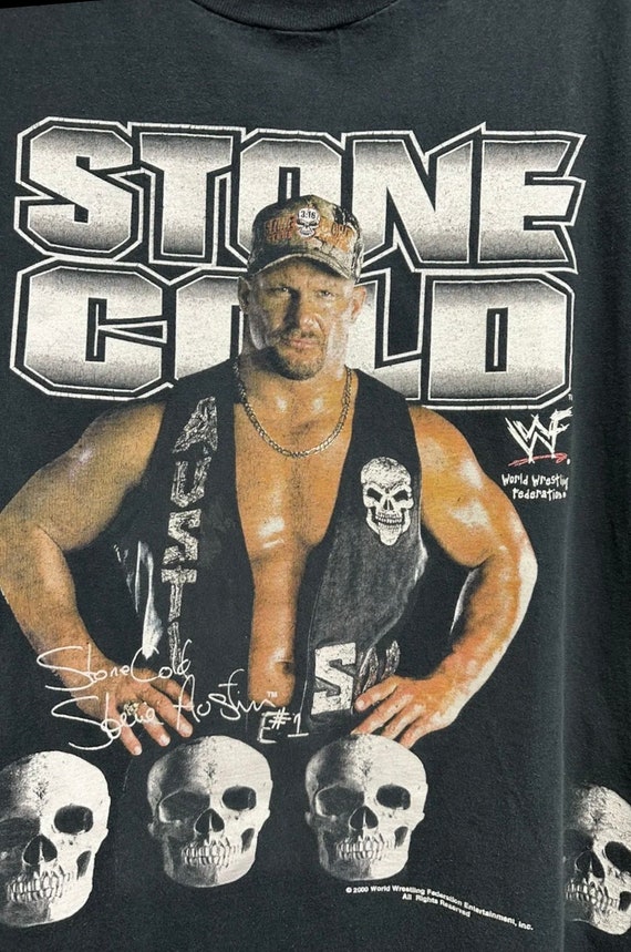 Rare Stone Cold Steve Austin Wrestling T-Shirt Sk… - image 5