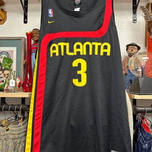 Atlanta Hawks Shareef Abdur Rahim #3 Green Blue Nike Basketball Jersey XL  RARE