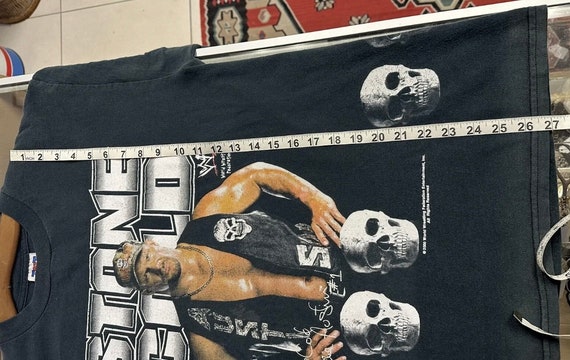 Rare Stone Cold Steve Austin Wrestling T-Shirt Sk… - image 7