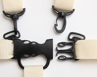 Cinture di sicurezza a 5 punti Joovy FooDoo, imbracatura di ricambio Beblum Snack, cinghie di sicurezza a 5 punti Hauk Grow Up, imbracatura di sicurezza per Beblum Everest.