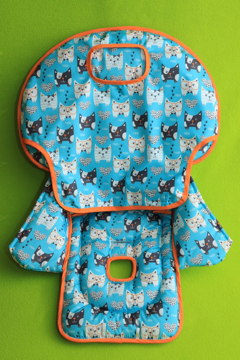 The seat pad cover for high chair Graco Contempo Etsy