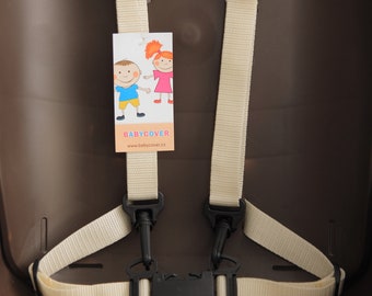 Graco high chair 5-point safety belts, Graco high chair replacement harness, Graco high chair straps, safety harness for Graco high chair.