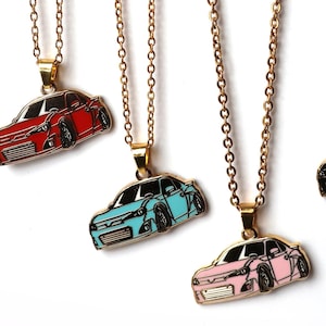 Collier voiture émaillé FRS GT86 BRZ / Accessoires JDM / Automobile