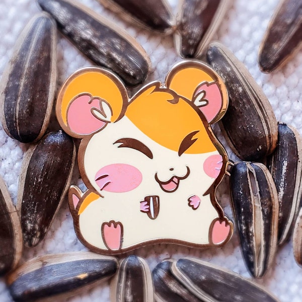 Hamham - Hard Enamel Pins / Cute Pins / 90s / 90s Esthetic / 2000s / Anime / Hamster Pin