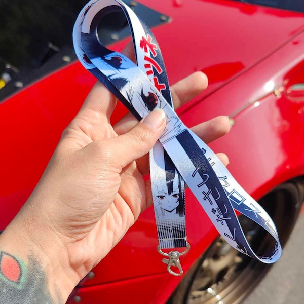 Two Faced Demon - Lanyard / Anime lanyard / Car accessories / Jdm / Car girl gifts / Car girl brand