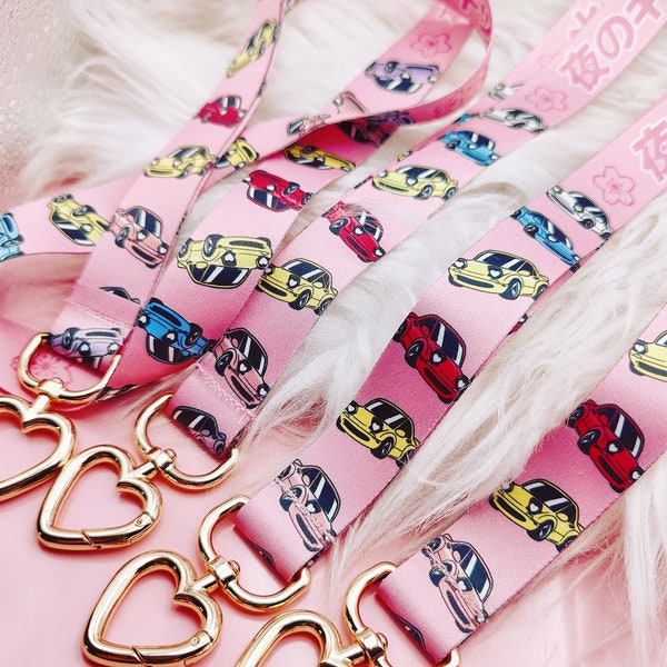 Miata Rainbow - Lanyard / Anime lanyard / Car accessories / Jdm / Car girl gifts / Car girl brand